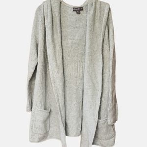 Eddie Bauer Womans Cloud‎ Blue Hooded Sleepwear Cardigan Size XL/2XL